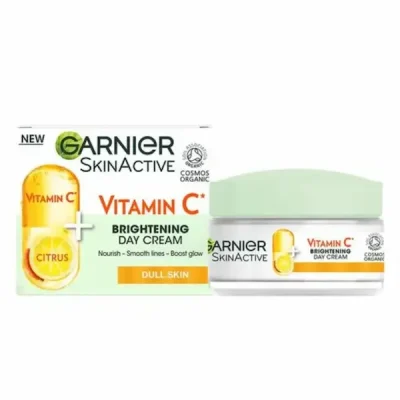 کرم روز ویتامین سی گارنیر Garnier مدل Brightening Day Cream حجم 50 میل \ روشن کننده و ضد لک