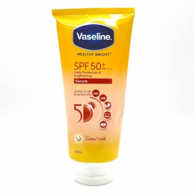 سرم ضدآفتاب وازلین spf50 حجم 300میل