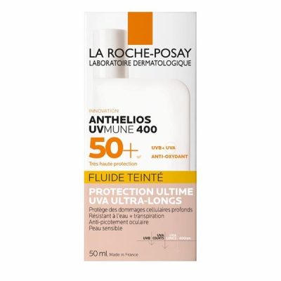 فلوئید ضد آفتاب رنگی +SPF50 آنتلیوس UVMune 400 لاروش پوزای