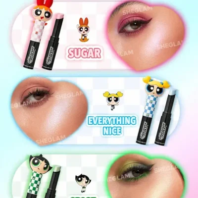 هایلایتر و‌ سایه استیکی ژلی پاورپاف گرل شیگلم