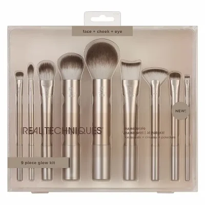 ست براش 9 تکه ریل تکنیک مدل Au Naturale