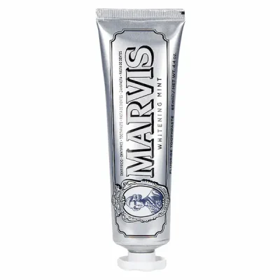 خمیر دندان سفید کننده مارویس Marvis اصل حجم 85 میلی لیتر