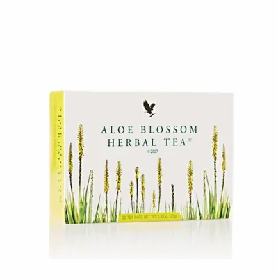 دمنوش گیاهی آلوئه ورا فوراور 25 عددی aloe blossom herbal tea