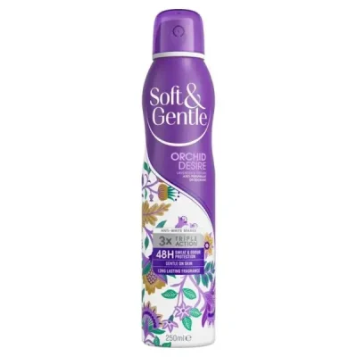 اسپری ضد تعریق سافت اند جنتل orchid desire رایحه لوندر گلی
