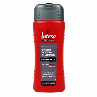 شامپو بدن و مو مردانه اینتسا Intesa Pour Homme مدل Rigenerante Odour Block