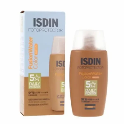 ضد آفتاب رنگی ایزدین Isdin مدل Fusion Water رنگ برنز