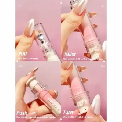 لیپ گلاس براق حجم دهنده شیگلم طرح آمپول Booster Shine Plumping Lip Gloss