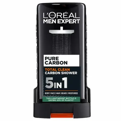 شامپو سر و بدن لورآل Loreal مدل Pure Carbon