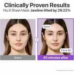 ماسک ورقه‌ای لیفت و ضدچروک نامبوزین شماره 9