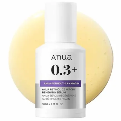 سرم ضد چروک مدل رتینول 0.3% و نیاسین آنوا ANUA