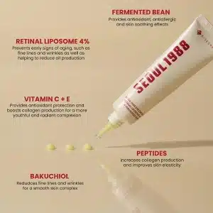 کرم رتینال لیپوزوم 12% و برنج سیاه سئول 1988