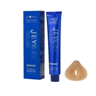 رنگ مو جوو (Jevo) مدل Excellence شماره 11.3 حجم 100 میلی‌لیتر رنگ بلوند طلایی پلاتینه خیلی روشن