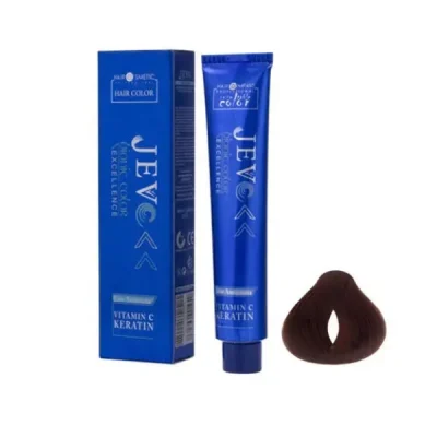 رنگ مو جوو (Jevo) مدل Excellence شماره 6.734 حجم 100 میلی‌لیتر رنگ فندقی تیره