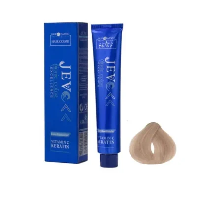 رنگ مو جوو (Jevo) مدل Excellence شماره 9.8 حجم 100 میلی‌لیتر رنگ بلوند بژ خیلی روشن