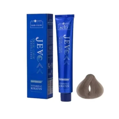 رنگ مو جوو (Jevo) مدل Excellence شماره 9.11 حجم 100 میلی‌لیتر رنگ بلوند خاکستری خیلی روشن