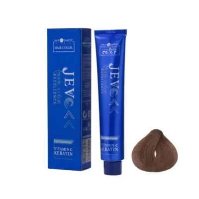 رنگ مو جوو (Jevo) مدل Excellence شماره 5.47 حجم 100 میلی‌لیتر رنگ قهوه ای نسکافه ای روشن