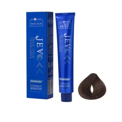 رنگ مو جوو (Jevo) مدل Excellence شماره 3.77 حجم 100 میلی‌لیتر رنگ قهوه ای شکلاتی تیره