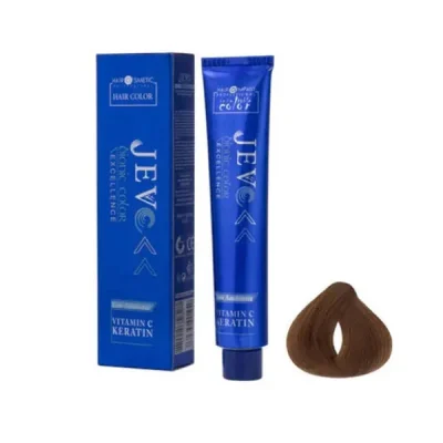 رنگ مو جوو (Jevo) مدل Excellence شماره JC14 حجم 100 میلی‌لیتر رنگ کاپوچینو