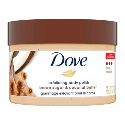 اسکراب پوست لایه بردار داو Dove مدل Brown Sugar And Coconut Butter