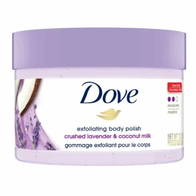 اسکراب پوست لایه بردار داو Dove مدل Crushed Lavender And Coconut