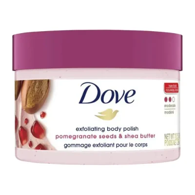 اسکراب پوست لایه بردار داو Dove مدل Pomegranate Seeds And Shea Butter