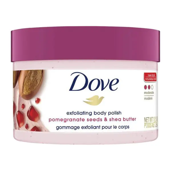اسکراب پوست لایه بردار داو Dove مدل Pomegranate Seeds And Shea Butter اسکراب پوست لایه بردار داو Dove مدل Pomegranate Seeds And Shea Butter
