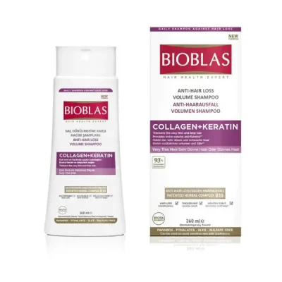 شامپو کلاژن و کراتین بیوبلاس