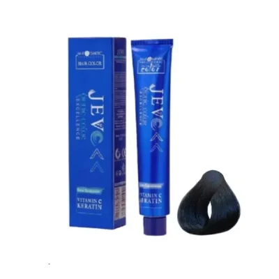 رنگ مو جوو (Jevo) مدل Excellence شماره 1.1 حجم 100 میلی‌لیتر رنگ مشکی پرکلاغی