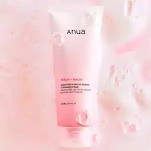 فوم پاک کننده صورت هلو و نیاسین آنوا Anua