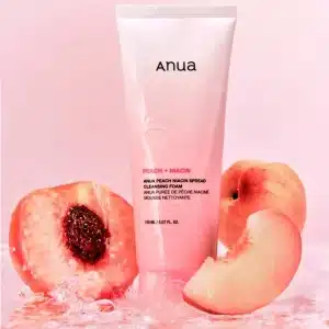 فوم پاک کننده صورت هلو و نیاسین آنوا Anua