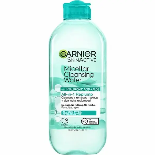 Micellar Cleansing Water With Hyaluronic Acid + Aloe1