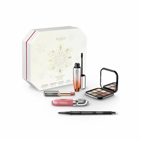 snow-kissed holiday timeless look makeup gift set