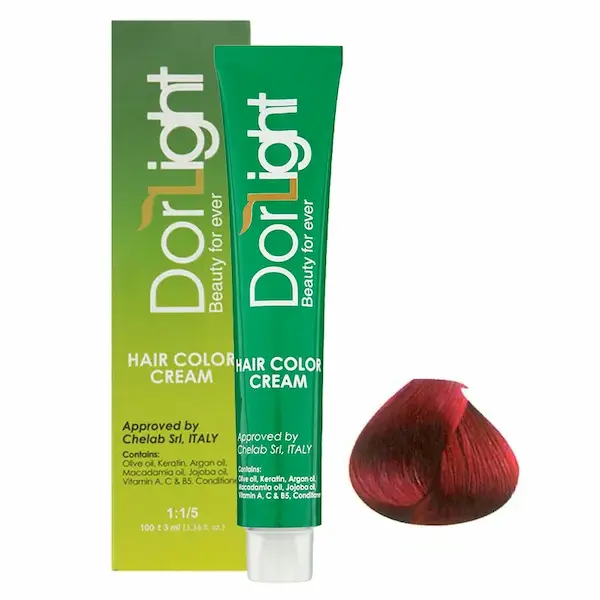 Dorlight 7.55 Light Mahogany Hair Color 100 ml (1)