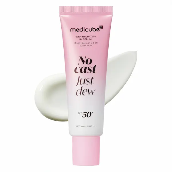 Medicube Sunscreen No Cast Just Dew PDRN Hydrating +SPF50