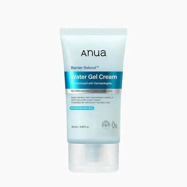 anua barrier reboot water gel cream