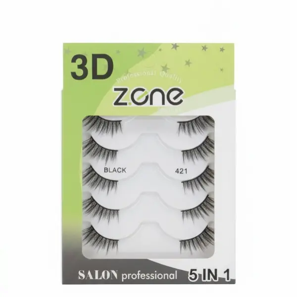 Z.ONE SALON Professional 3D Eyelashes - 5 in 1