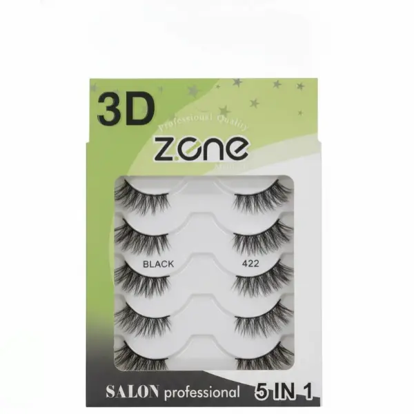 Z.ONE SALON Professional 3D Eyelashes - 5 in 1