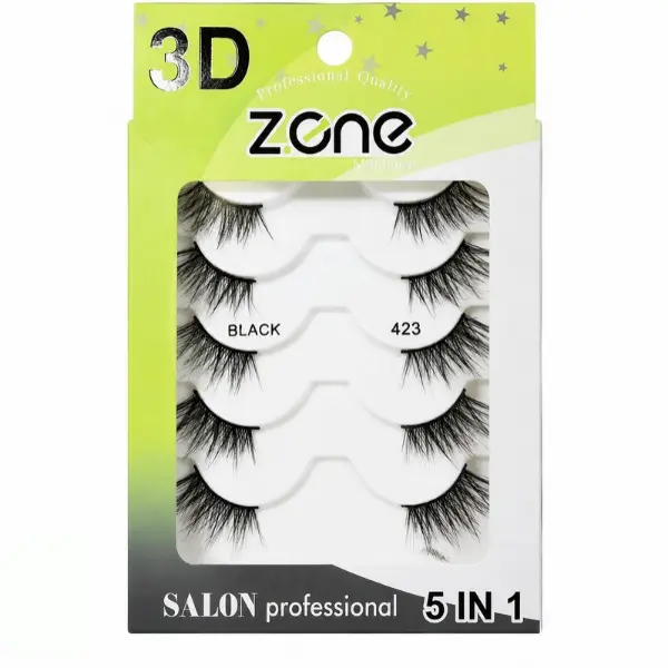 Z.ONE SALON Professional 3D Eyelashes - 5 in 1
